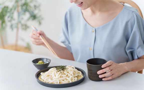 安心して食べられる米粉麺(グルテンフリーうどん)